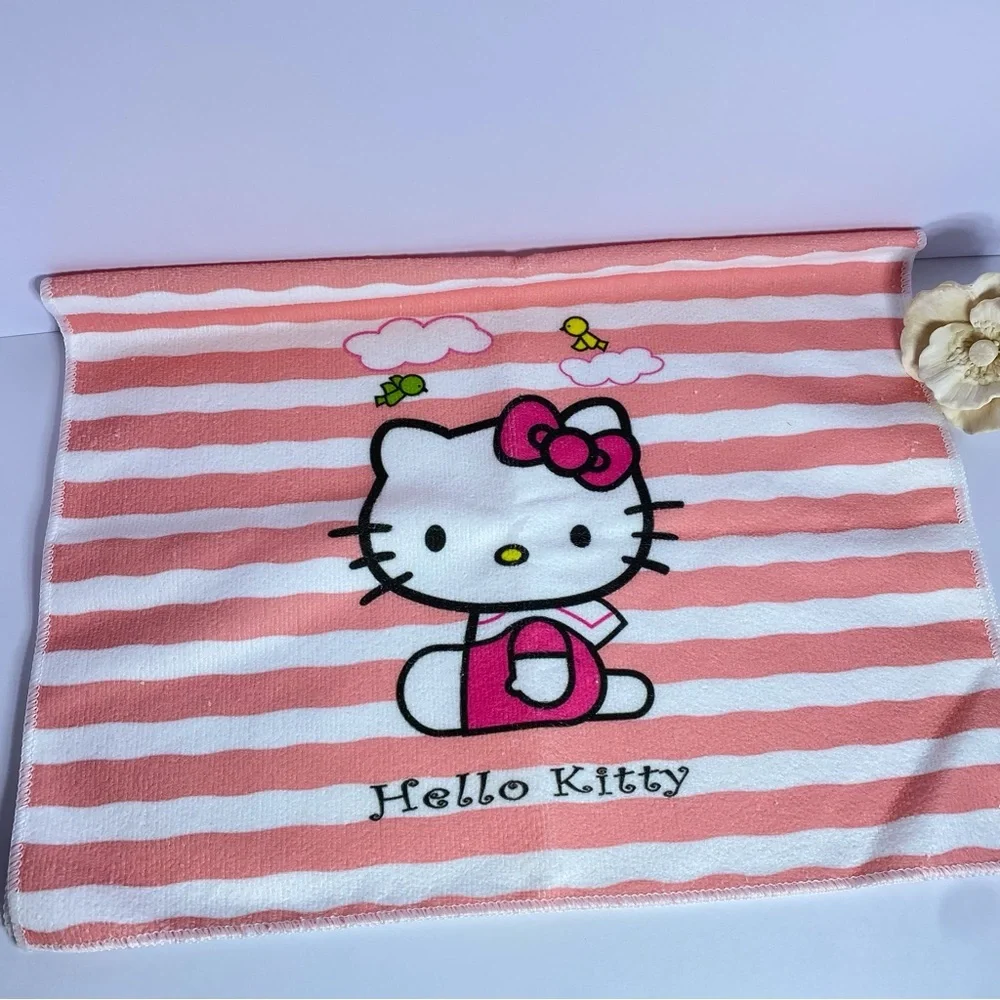 6 for$20❤️ bundle item Hello Kitty Pink and White BNWT microfiber towel